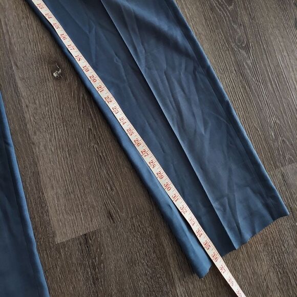 NWT Savane Dress Pants Expandable Waist Vintage Indigo Straight Fit Mens 40 x 36 - Picture 11 of 12